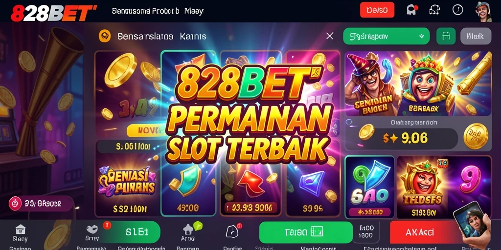 Gameplay seru dan menarik di aplikasi slot 828BET.