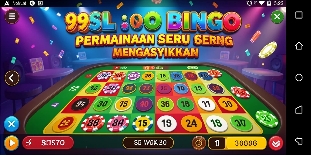 Tampilan permainan bingo yang seru dan interaktif.