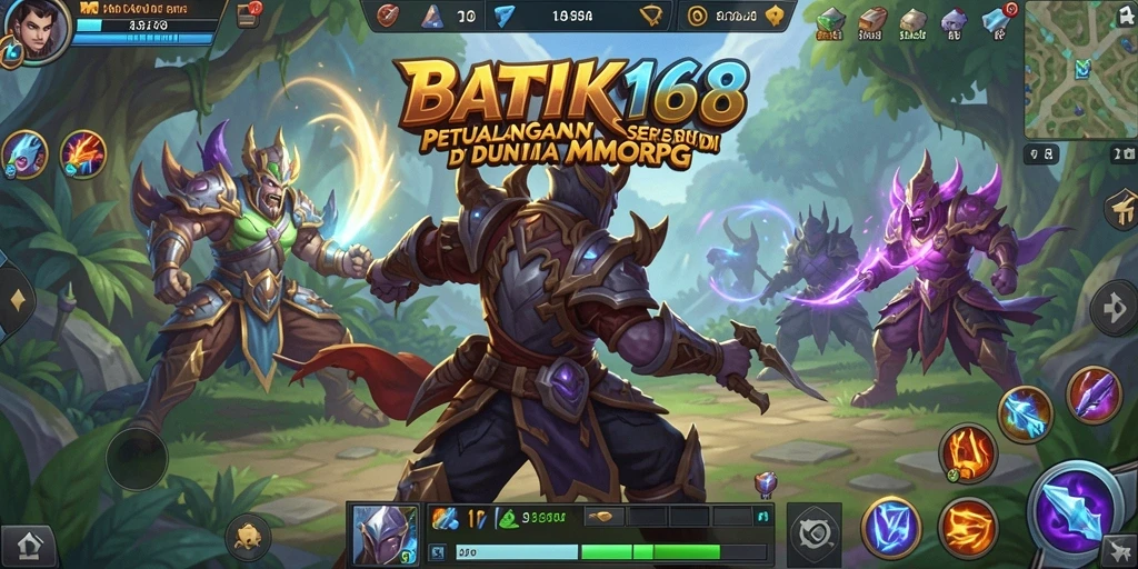 Tampilan gameplay menarik dari BATIK168 dengan aksi pertarungan yang seru.