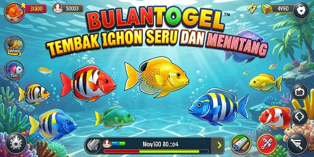 Tampilan seru gameplay <strong>BULANTOGEL</strong> dalam berburu ikan.