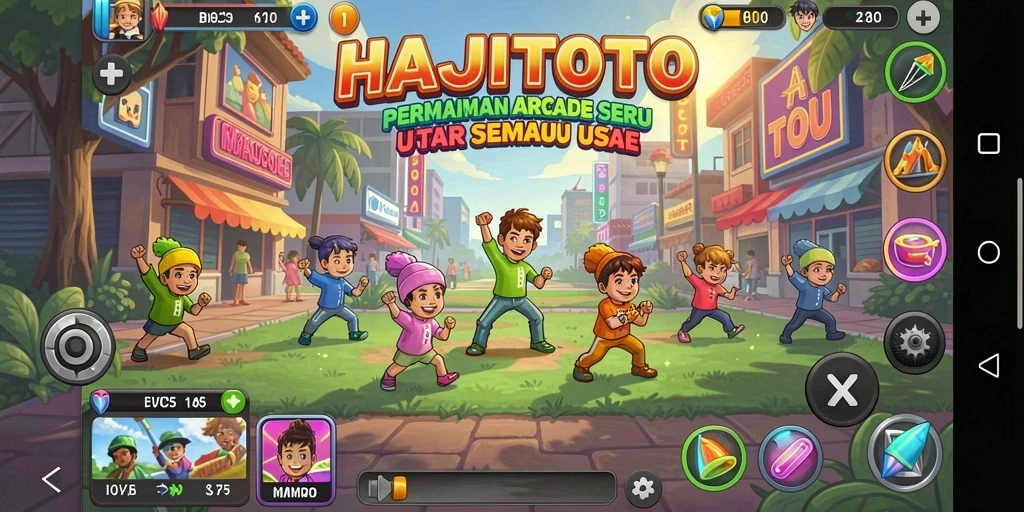 Screenshot gameplay HAJITOTO yang penuh aksi dan keseruan.