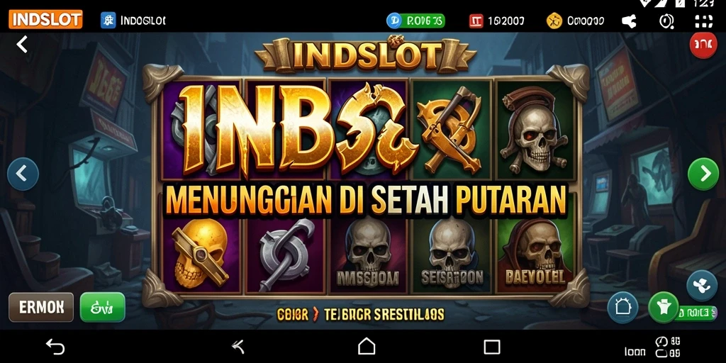 Gameplay mencekam INDSLOT dengan suasana horor yang kental.