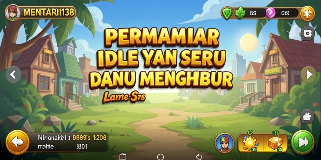 Tampilan gameplay menarik dari MENTARI138 dengan elemen Idle.