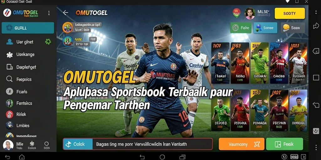 Tampilan utama <strong>OMUTOGEL</strong> menampilkan berbagai pilihan taruhan olahraga.