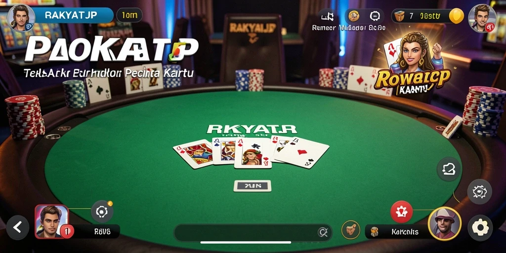 Tampilan strategis dalam permainan Poker di RAKYATJP.