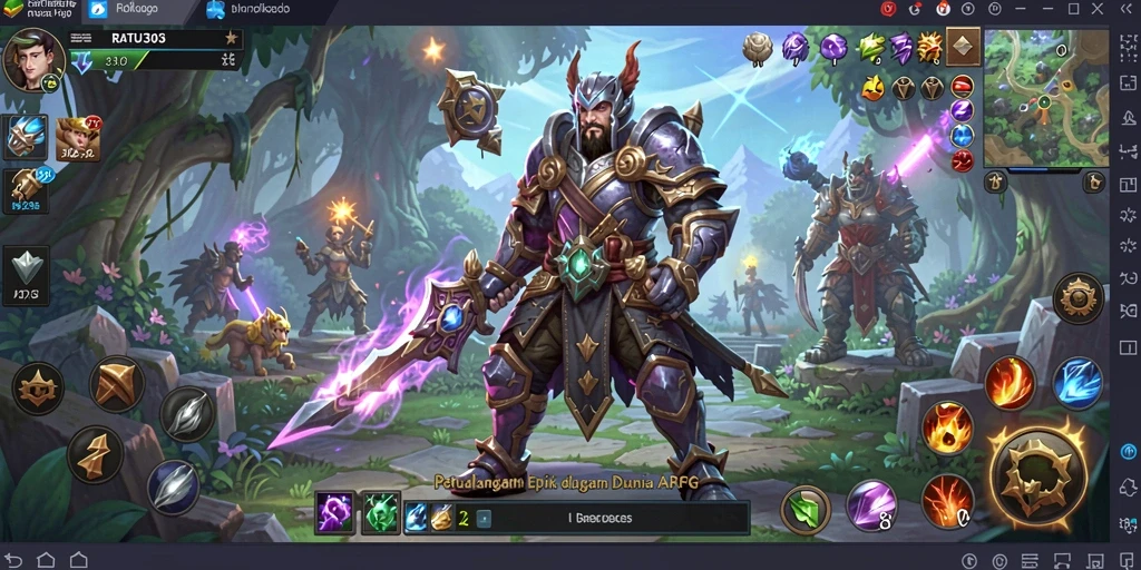 Gameplay mendebarkan dengan pertarungan menegangkan di RATU303.