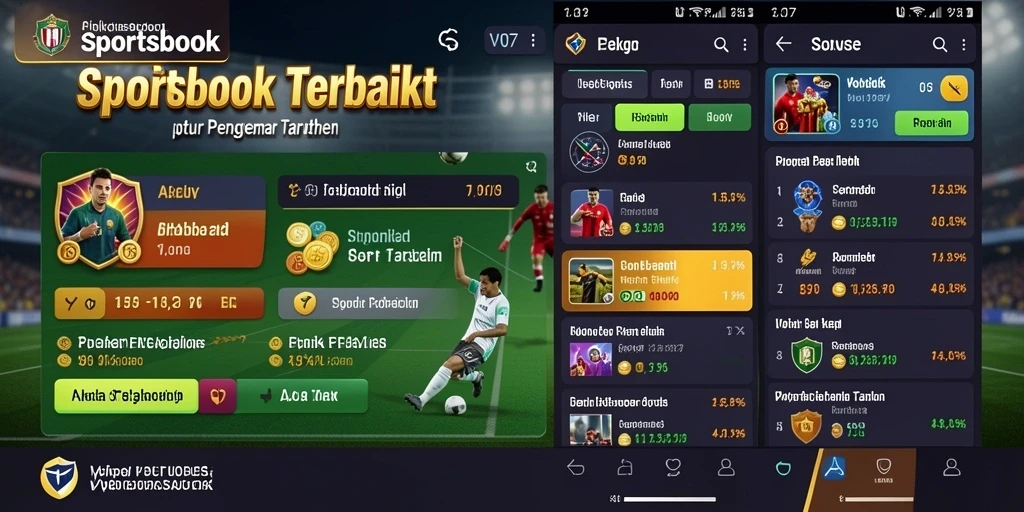 Tampilan menarik gameplay taruhan di V07.